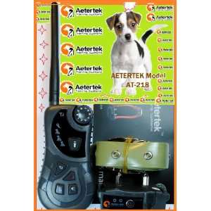   Bark Waterproof Dog Remote Training Shock Collar (AT 218) Pet