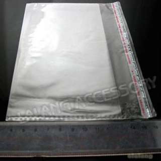 100x Clear Seal Self Adhesive Rectangle Plastic Bags 18x13cm 120135 