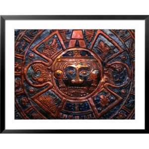 Aztec Calendar on Beaten Copper, Mexico City, Mexico 