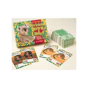  Division Down Under   Division & Multiplication Card Game 