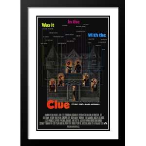  Clue 20x26 Framed and Double Matted Movie Poster   Style A 