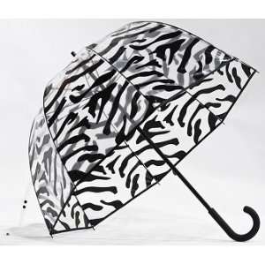  Clear Dome Bubble Umbrella With Zebra Print Everything 