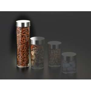  Stainless Steel Lid Canisters (62.Oz)