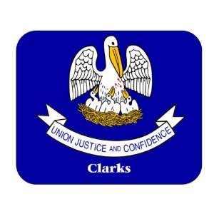  US State Flag   Clarks, Louisiana (LA) Mouse Pad 