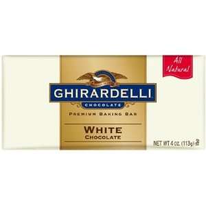 Ghirardelli White Chocolate Baking Bar, 4 oz, 6 ct (Quantity of 3)