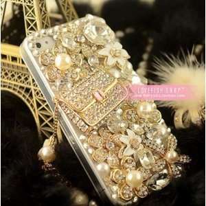  Bling Crystal Handmade Cell Phone Cover/case for Iphone 4g 