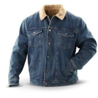 Guide Gear Fleece   lined Denim Jacket Stonewash Clothing
