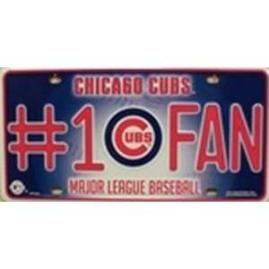  Cubs #1 Fan MLB License Plate Plates Tag Tags auto vehicle 