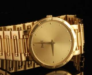 Excellent 18K Piaget Dancer Quartz Watch 84023 K81  