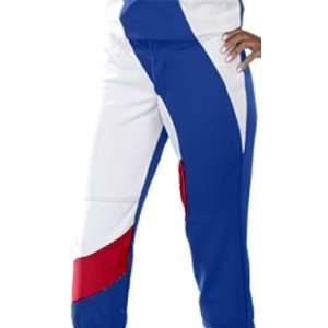  Girls Cyclone Stretch Polyester Softball Pants 12 ROYAL 