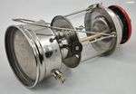   military kerosene lantern RADIUS 119   red top   repaired colar  