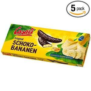 Casali Chocolate Bananas, 12 Count Packages (Pack of 5)  