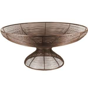    Round Copper Wire Basket by Sitcom Furniture