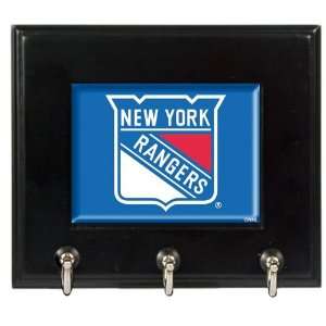  New York Rangers Wood Keyhook Rack