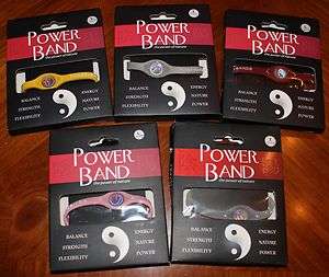 Power Band Wristband   Balance Energy Strength Flexibility Power   XL 