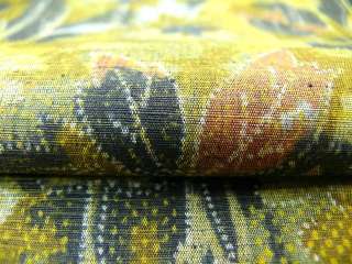 Dark Green Silk Kimono Fabric Bolt w/Woods & Leaf E160  