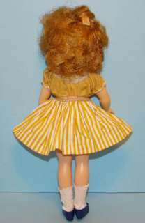 C1958 60 Ideal Shirley Temple Doll Playsuit High Color  