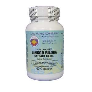  Ginkgo Biloba by Tian Ming Co. (120 Capsules) Health 