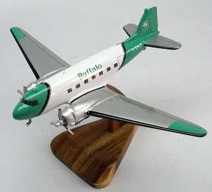 DC 3 Buffalo Airways Douglas DC3 Airplane Wood Model Big  