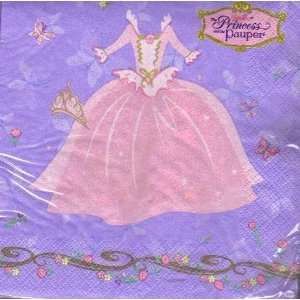  Barbie the Princess and the Pauper Party Napkins Toys 