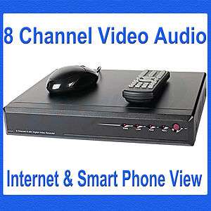 Channel Audio Video CCTV Security Suveillance VGA DVR  