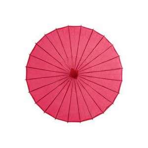 Coral Pink 28 Inch Paper Parasol 