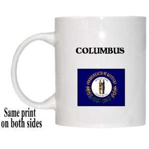  US State Flag   COLUMBUS, Kentucky (KY) Mug Everything 