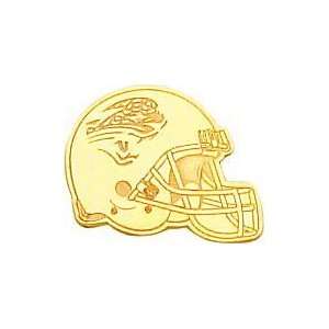  14K Gold NFL Jacksonville Jaguars Football Helmet Tie Tac 