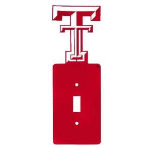  Texas Tech Red Raiders Single Toggle Metal Switch Plate 