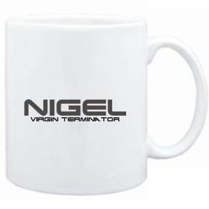    Mug White  Nigel virgin terminator  Male Names
