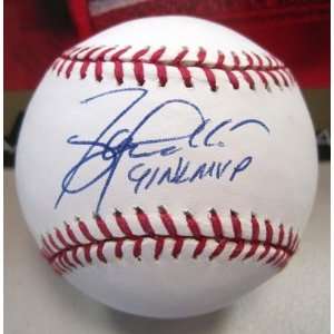   Mvp Major League W coa   Autographed Baseballs Sports Collectibles