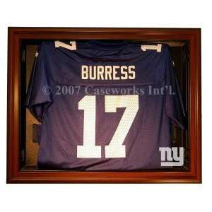  New York Giants Removable Face Jersey Display Case   Brown 