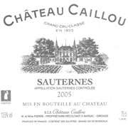 Chateau Caillou Sauternes 2005 