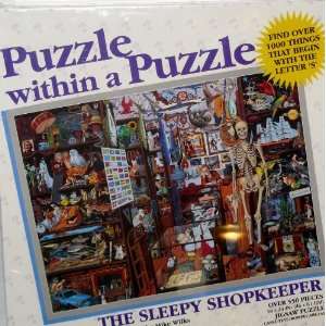  The Sleepy Shopkeeper Puzzle Within a Puzzle 550 Pieces 