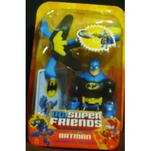  DC Super Friends Batman Black on Blue Throwing Action [Toy 