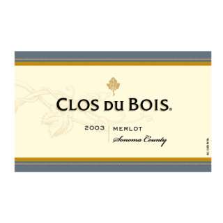 Clos du Bois Merlot 2003 