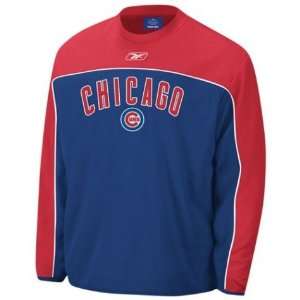  Men`s Chicago Cubs Defender Crew Neck Fleece Sports 