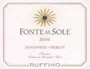 Ruffino Fonte al Sole 2001 