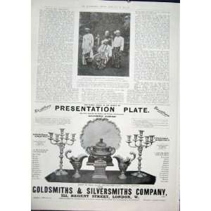   Silversmith Advert London Gaing Burmese 1902