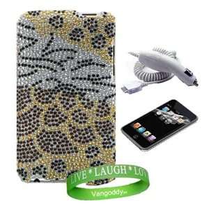  on case cover+Universal Apple Car Charger iTouch/iPhone/iPod +Custom 