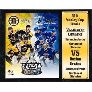   HKYSC2011 2011 Stanley Cup Finals 12x15 Stat Plaque