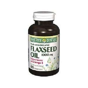  Natures Bounty Flaxseed Oil 1000mg Softgels 120 Health 