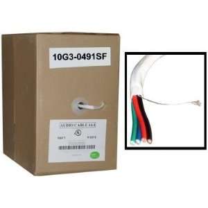   Speaker Cable, CM / Inwall Rated, Oxygen Free, White, 500 ft, Pullbox