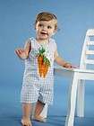 mud pie easter cottontail bunny shortall baby boy 0 6m