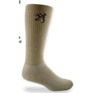  Browning Socks Boot Taupe Sz X Large Med Weight Sports 