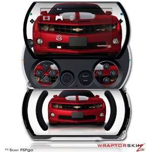   2010 Chevy Camaro Jeweled Red   White Stripes fits Sony PSP go Video