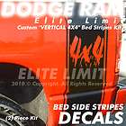 Dodge Ram Truck OEM BED 4X4 Stripes Vinyl HEMI Decal Graphic Sticker 