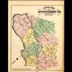   Atlas of Washington & Montgomery County, Maryland   MD History Maps CD