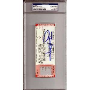  Tony Gwynn Autographed 3000th Hit Game Ticket 8/6/1999 PSA 