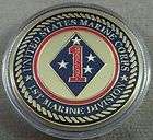 US Marine Corps 1st Marine Division Challenge Coin / Style B